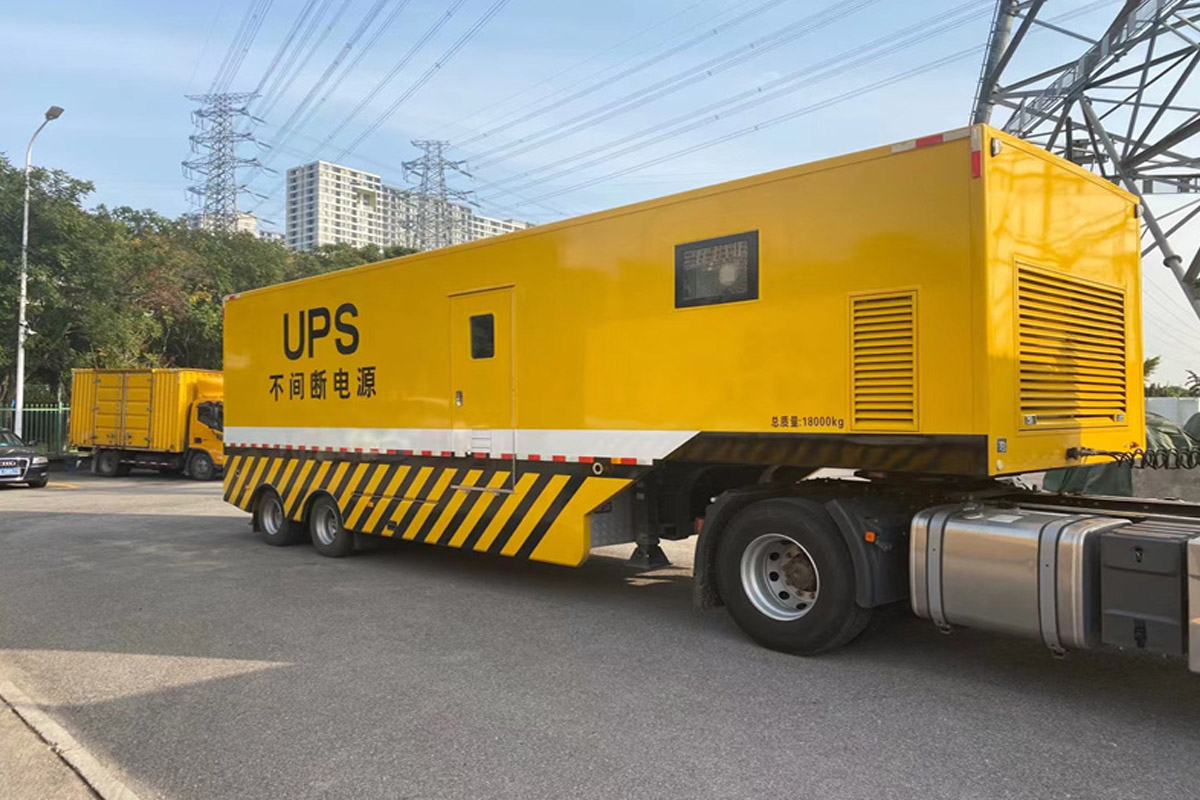两当发电机租赁施工现场